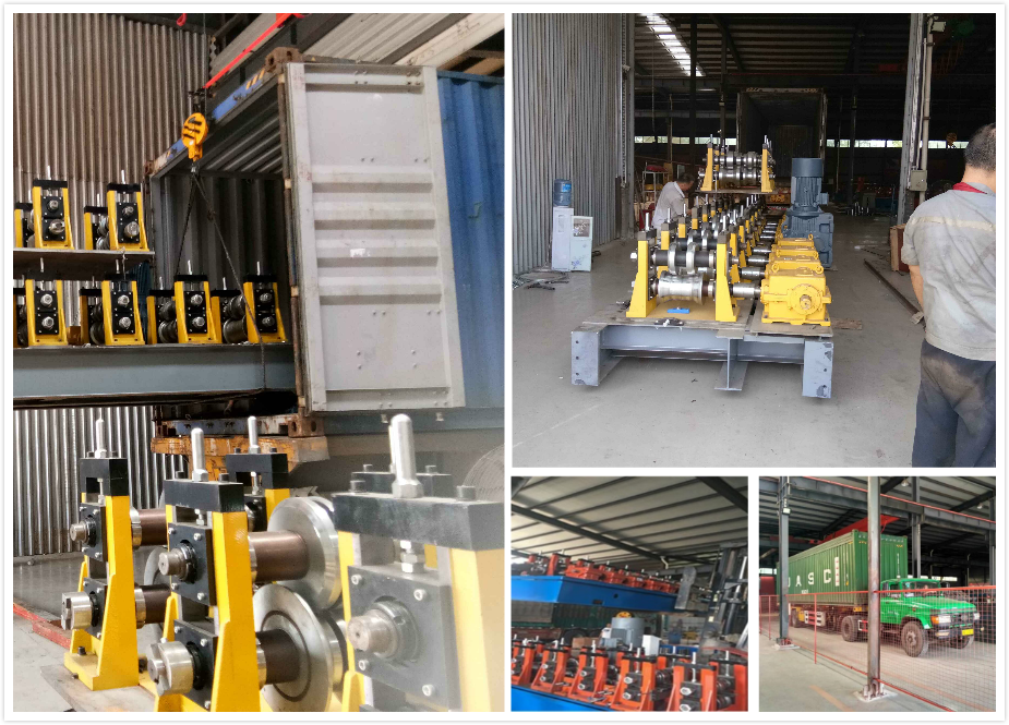 Two-waves Highway Guardrail Roll Forming Machine