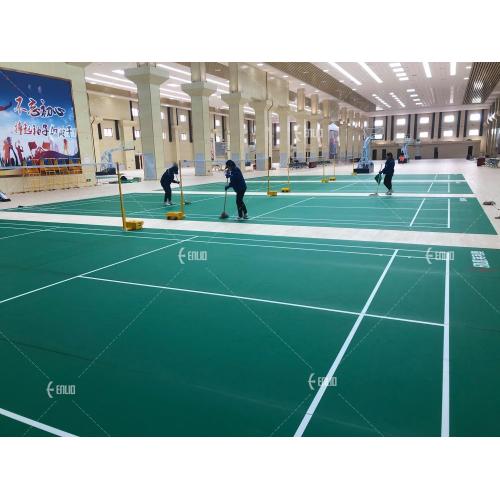 PVC Sport Surface Construction สำหรับศาลแบดมินตัน