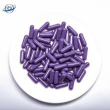Customizable Biodegradable Purple Capsules for Vegetarian Medicine Packaging