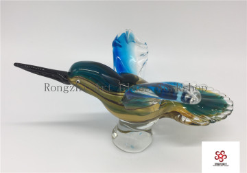 Fly Bird Glass Sculpture