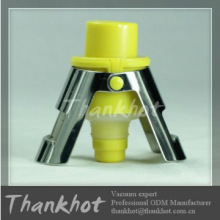 Stopper helps retain the sparkle in the sparkling wines