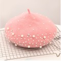 Little Pearl Pearl Wool Beret Vintage Woolen Fedora