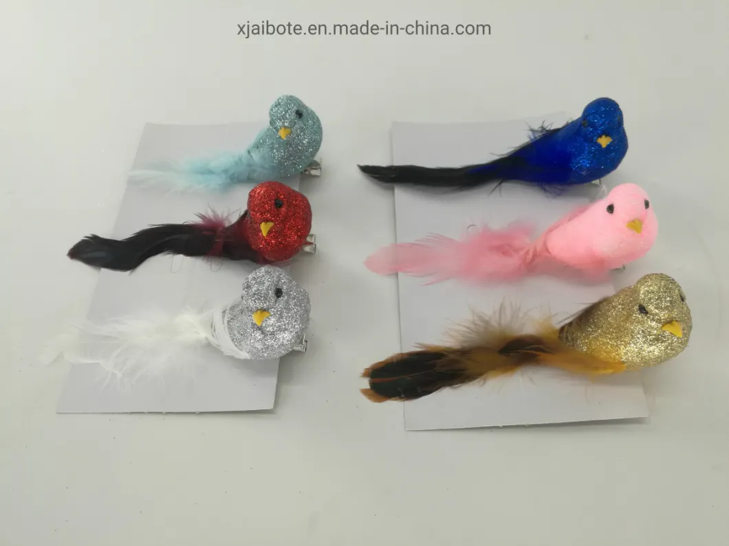 Bird Shaped Hanging Christmas Ornaments