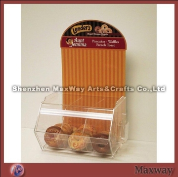 Eco-friendly Acrylic Pastry Display Case/Lucite Bakery Showcase