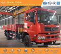 Dongfeng 10tons camion à benne basculante avec 6,3 tonnes grue