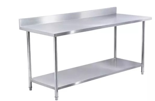 Stainless steel dining table