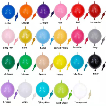 100pcs Quick Link Balloons Latex Link loon Balloon