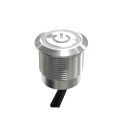Interruptor de botón capacitivo antivandálico de 16 mm