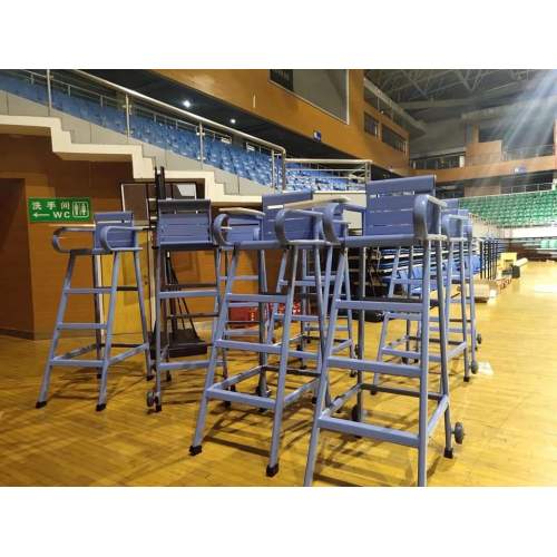 Silla duradera del árbitro del bádminton de la venta caliente profesional del color azul