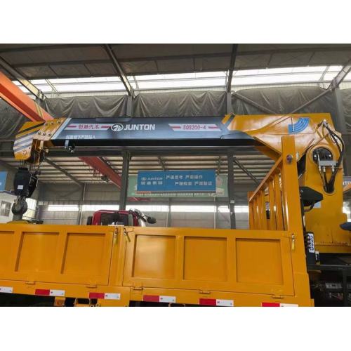 Dongfeng 8 ton folded boom crane truck