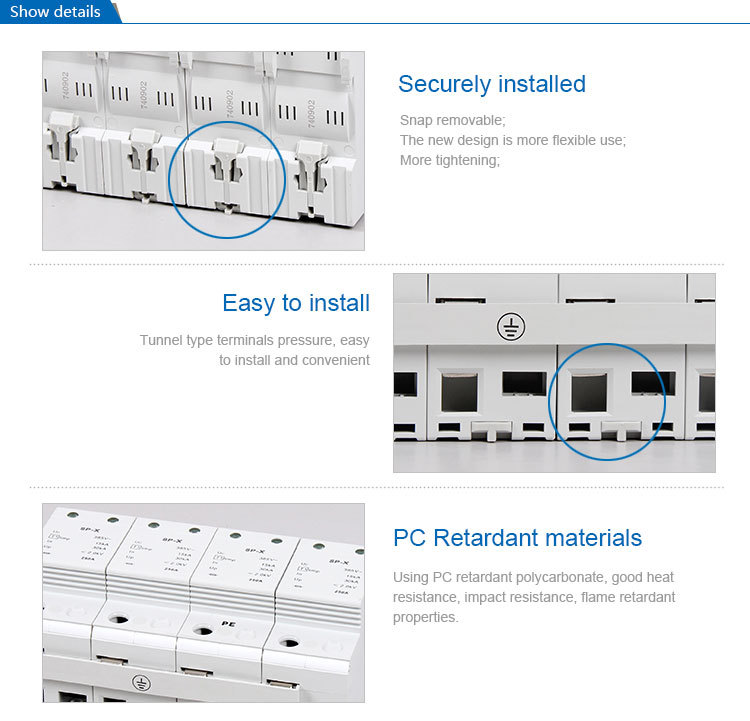 SAIP/SAIPWELL New Design IP65 Electrical 4 Poles 320/385/440V Lightning Rod Prices