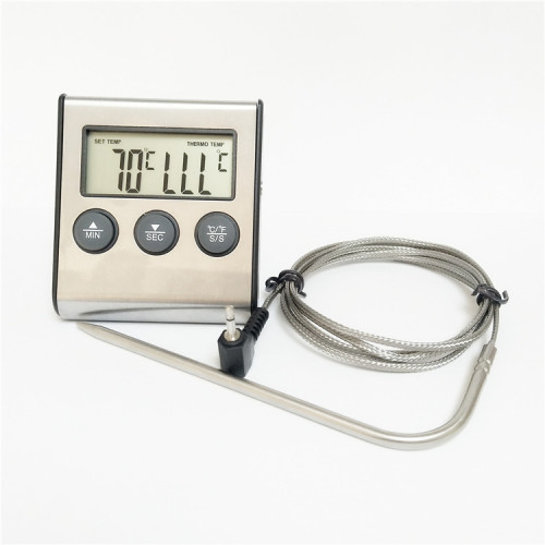 Digital Cooking Thermometer and Timer With Alarm