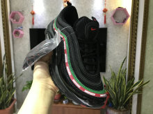 Undefeated x Air Max 97 in black shoes for men on sale