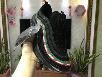 Undefeated x Air Max 97 in black shoes for men on sale