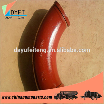 China distributor truck mounted concrete pump components,15 30 45 90 degree pipe elbow bend