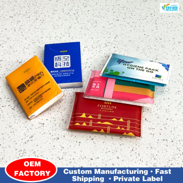 Restaurante de hotel de tejido de billetera con logotipo personalizado