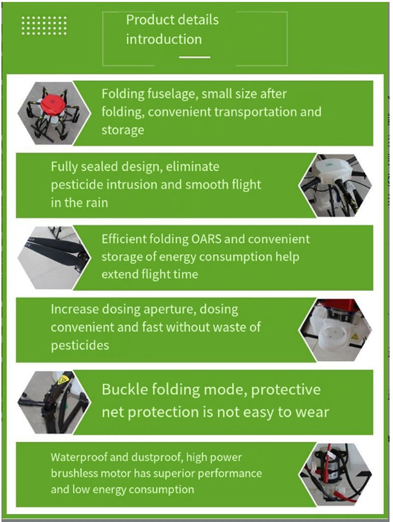 New Agricultural Pesticide Spraying Plant Protection Drone/Uav 10L