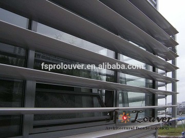 commercial sun shade,aluminum sun louver,aerofoil sun louver for building sun louver cladding