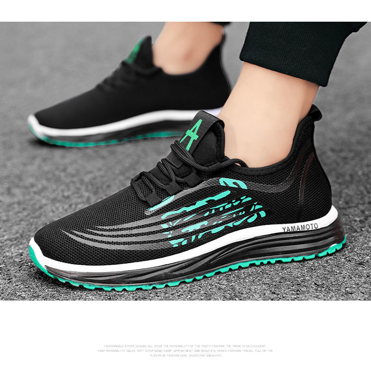Running shoes men's youth soft soled mesh sports shoes  sneakers breathable sport Shoes