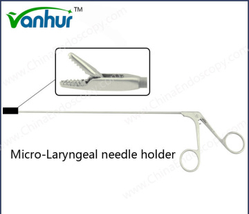 ENT Laryngoscopy Forceps Micro Laryngeal Needle Holder