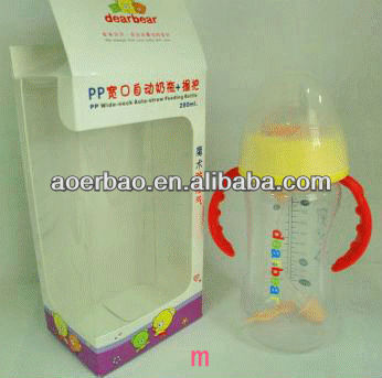 00312 280ml wholesale glass nursing bottle Hot sale glass baby bottle