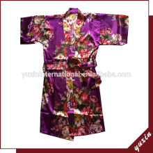 Baby robe satin floral Robe-flower Girl Gift-Baby Shower Gift robe KR0010