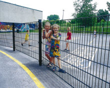 868 Galvanized Welded Mesh Fence