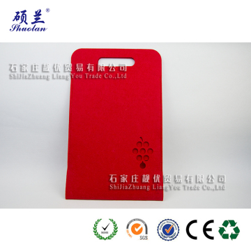 Wholesale customized design felt wine bag