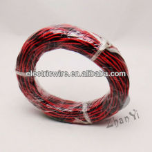 PVC insulated twist pair electric wire 300/500V red/black