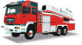 La meilleure qualité HOWO Air Turbine Fire Fight Trucks Fire Pump Fire Engine avec 16m-70m Hauteur