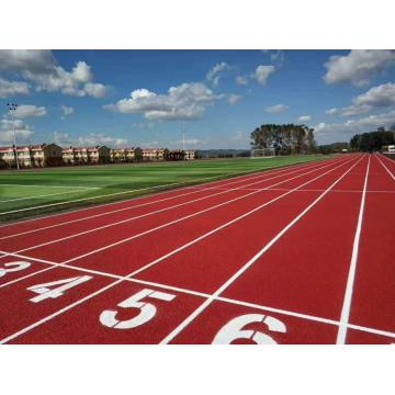 Les matériaux de chaussée de longue durée 7: 1 courent la piste de course sportive de revêtement de sol de sports