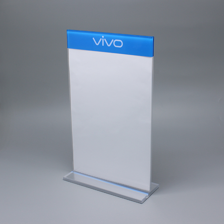 Customized Acrylic Sign Display Stand