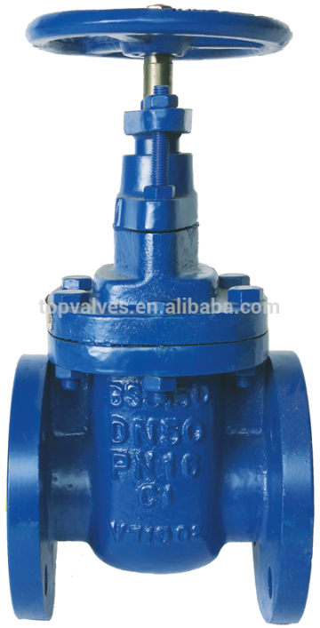 Cast iron gate valve BS5163 gate vavle