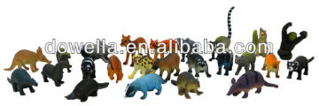 3D Wild Animal Toy Set,Plastic Animal Figure Toy Set