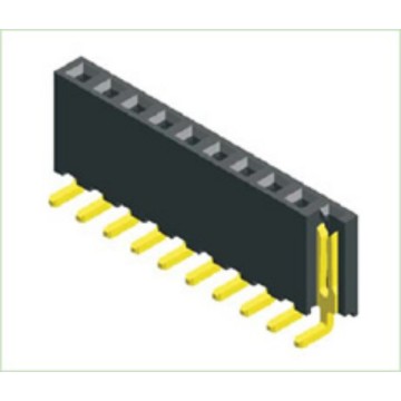 2.0mm Female Header Single Row Angle Type H6.35