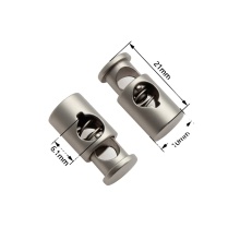 Cord End Manufacturer: Hot Selling Wholesale Spring Three-Hole Custom Metal Cord Locks