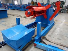 Coil hydraulic steel decoiler 5tons with loading car