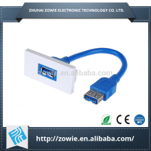 25x50mm insert 3.0 usb socket wall europe