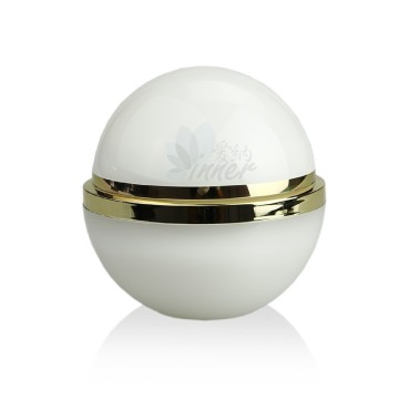 white gold cosmetic cream jar 80g