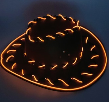 Flashy LED Cowboy Hat for Parties and Festivals
