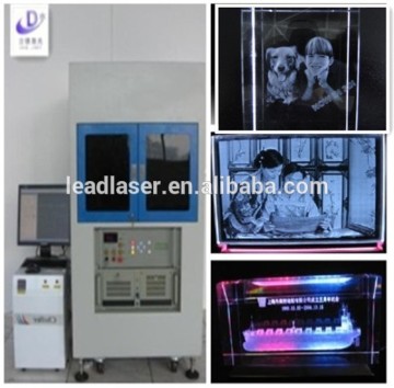 Melodic Double Heads 3D Photo Crystal Laser Engraving Machine