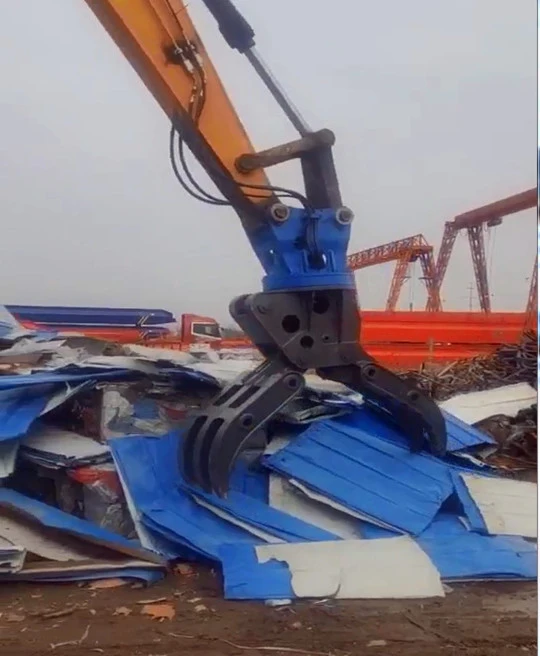 Excavator 360 Degree Rotating Fork Grab for Sale