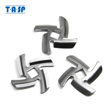 3pcs Meat Grinder Knife Stainless Steel Blade 67000899 Spare Parts for Braun G1300 Panasonic Vitek Scarlett Elenberg Verloni