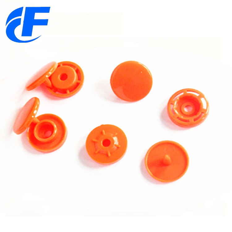 10mm plastic snap buttons for children's wear