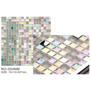 Ice series glitter b&q mosaic glass tiles