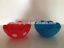 PP plastic round salad bowl,colorful salad bowl