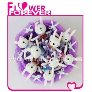 Plush Rabbit Bouquet Unique Birthday Gifts