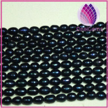 Wholesale Pearls Mix Dyed Black Freshwater Rice Pearls