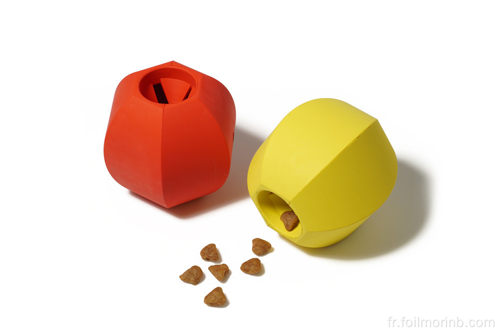 Chien jouet d&#39;alimentation pour animaux de compagnie brillant hexagonal personnalisé