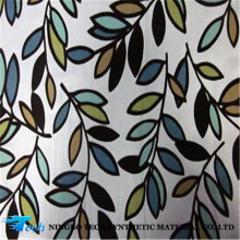 Printed car seat fabric with flocking pu leather